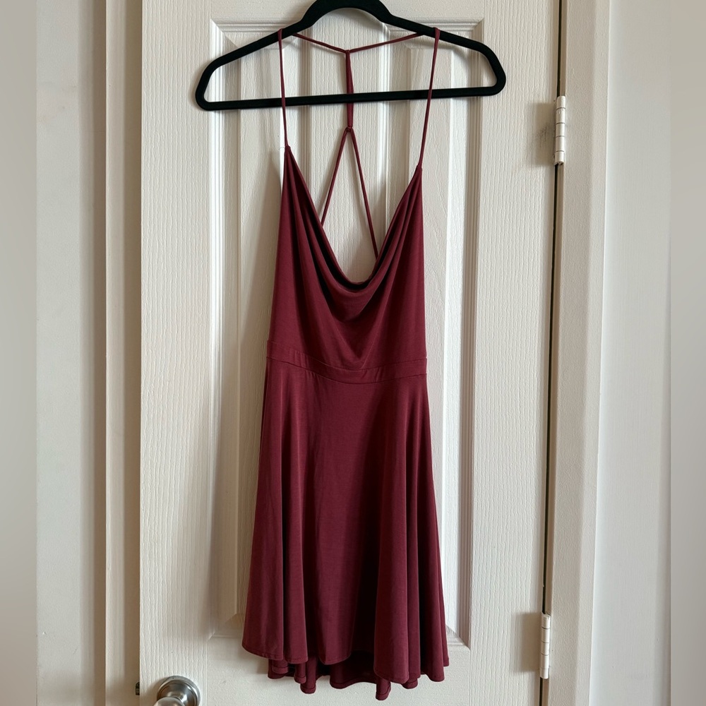 NWT Silence + Noise cowl neck mini dress